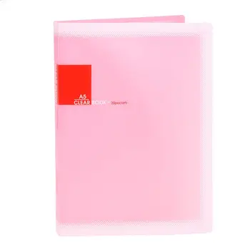 Пластиковая бумага формата А5 с 20 карманами, держатель для папок с документами, Изображение