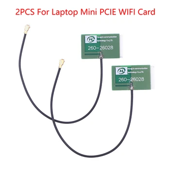 2x Внутренняя WIFI антенна IPEX для мини-карты PCIE WIFI для компьютера, ноутбука, компьютерной сети Изображение