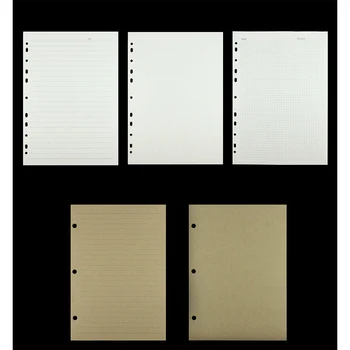 Тетрадная бумага на спирали формата А4 с 11 и 3 отверстиями Изображение