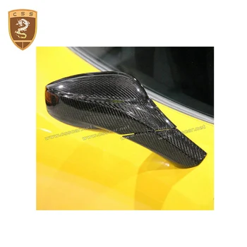 Углеродное волокно для Ferrari 458 Italia/Spider 2012 2013 2014 2015 OEM крышка зеркала автоаксессуары Изображение
