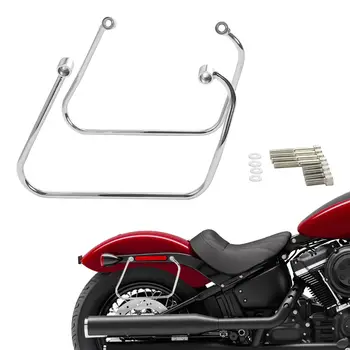 Комплект опорных кронштейнов для седельной сумки для мотоцикла Harley Softail Slim Street Bob Standard 2018-2023 2019 2020 Изображение