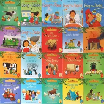 USBORNE Английская Книжка с Картинками USBORNE Для малышей Farmyard Tales Серия книг Farm Story 20 Книг Изображение