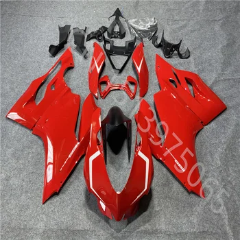 Красные, черные мотоциклетные Обтекатели Комплект Подходит Для Ducati Panigale 899 1199 2012 2013 2014 кузов ABS Крышка для впрыска Изображение