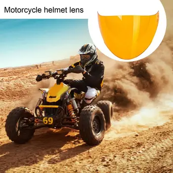 Профессиональный прочный шлем с открытым забралом, Защита от ультрафиолета, Прозрачная Мотоциклетная Защитная линза для товаров Kyt GP/Venom/Hellcat Изображение