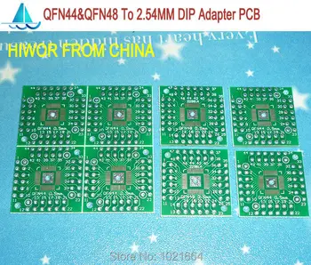 20 шт./лот QFN44P и QFN48P к DIP48Pin SMD адаптеру для DIP PCB Pinboard SMD конвертер Изображение