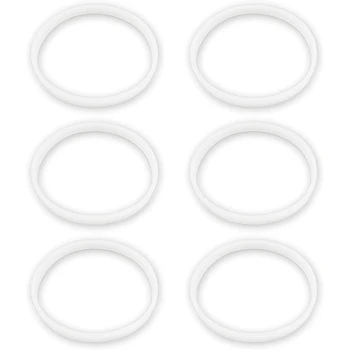 6 Упаковок Резиновых Прокладок, Сменное Уплотнение, Белое Уплотнительное Кольцо для Чашек Ninja Juicer Blender, Запасные Части, Уплотнения BL770 Small Изображение