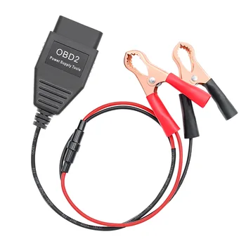 Инструмент для замены автомобильного аккумулятора OBD2 Помощник по замене ECU Memory Saver Кабель аварийного питания Инструмент для обнаружения утечки батареи Изображение