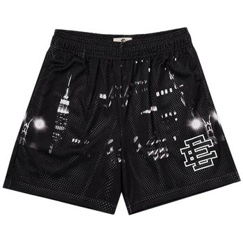 Шорты EE, мужские летние шорты с нью-йоркским принтом Eric Emanuel - Шорты для спортзала, баскетбола, плавания и графические шорты для мужчин Изображение