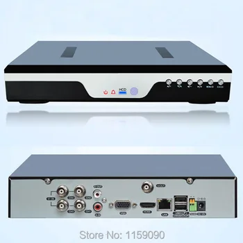 4-Канальный 960H Полноэкранный видеорегистратор IP-сетевой камеры H.264 CCTV NVR, запись в режиме реального времени, многоязычный Изображение