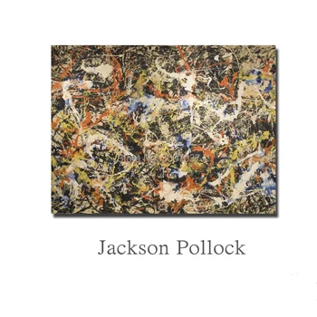 Художественная галерея Джексона Поллока в Буффалло Натюрморт Абстрактная Живопись Маслом Рисунок Холст Без Рамы Настенная Картина ручной Работы Изображение