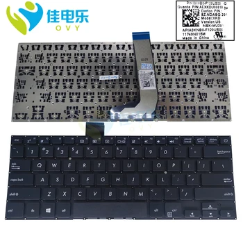 Английская клавиатура для ASUS VIVOBOOK X405 X405U X405UA X405UQ X405UR S4000U Клавиатуры ноутбуков США черный оригинальный Новый 0KNB0 F120US00 Изображение