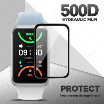 5D Изогнутая защитная пленка для смарт-часов OPPO Band 2 с полным покрытием, аксессуары для защитной пленки (не стекло) Изображение