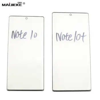 Внешняя Стеклянная Сенсорная панель MAIJIEKE Screen Для Samsung Galaxy Note 10 plus Note 10 + Комплекты Для Замены Переднего ЖК-стекла + Инструменты Для Открывания Изображение