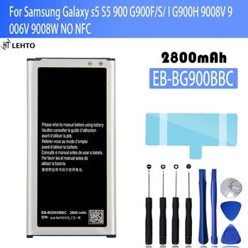 Оригинальный аккумулятор EB-BG900BBC EB-BG900BBE/BBU 2800 мАч для Samsung Galaxy S5 SM-G870A G900S/F/M/FD G9008V/W 9006V/W NFC Изображение