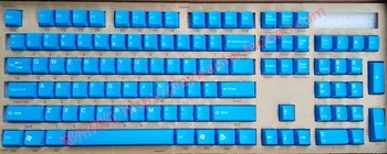 Taihao keycap Doubleshot ABS Небесно-Голубой для механической клавиатуры mx 104 клавиши Изображение