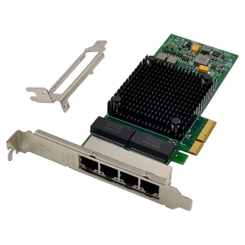 I350-T4 PCI-E X4 Гигабитная Серверная сетевая карта Quad RJ45 PCI Express X Gen 2.0 X4 5.0GT/S NHI350AM4 Гигабитная сетевая карта Изображение