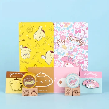 Блокнот серии Sanrio Kawaii Girl Heart, Студенческий блокнот, Креативный подарок для студентов, Милый Мультяшный Набор для планирования недели в высоком дизайне Изображение