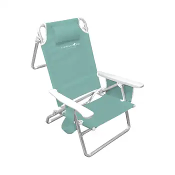Пляжное кресло Caribbean Joe Deluxe - зеленый Изображение