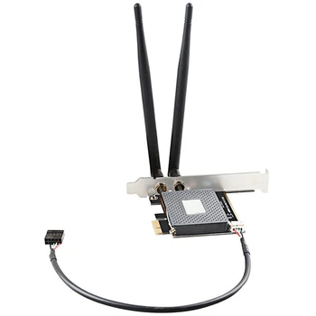 Настольный WiFi-адаптер MINI PCIE PCI-E X1, беспроводной WiFi сетевой адаптер, карта-конвертер, поддержка Bluetooth для ПК Изображение