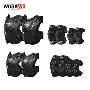 WOSAWE Защитный наколенник для мотоцикла, наколенники для мотокросса, MX Protector, гоночные щитки, защита локтя от бездорожья Изображение