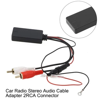 Автомобильный внедорожник Bluetooth 5,0 Радио Стерео Аудио кабель Адаптер 2RCA Штекерный Разъем Музыкальный AUX 10 м V5.0 Для автомобильного аудио/стереосистемы. Изображение