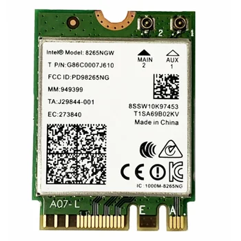 Для Intel Dual Band Wireless-AC 8265 8265AC 8265NGW NGFF/M2 WiFi Bluetooth 4.2 Беспроводная сетевая карта 867 Мбит/с Изображение