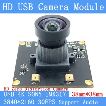 4K Нулевое Искажение Высокого Разрешения 8MP SONY IMX317 Mjpeg 30 кадров в секунду USB Модуль камеры Linux Веб-камера Для Поддержки Аудио Android Windows Изображение