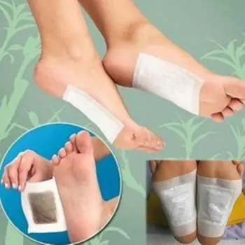 10ШТ Детоксикационные подушечки для ног, пластырь для выведения токсинов, клей для поддержания физической формы, здравоохранение Изображение