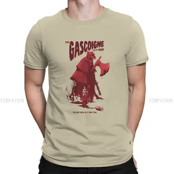 Игра Dark Souls, футболка с отцом Гаскойном, Модные Мужские футболки, Летняя Хлопчатобумажная одежда, футболка с круглым вырезом в стиле Харадзюку Изображение