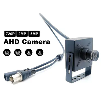 Металлический Корпус AHD Mini CameraHD 8MP 5MP 2MP 720P AHD Сигнальная камера видеонаблюдения CCTV для системы AHD DVR Изображение