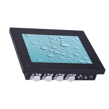 10,4-дюймовый настенный N2800 Fanelss IP65 водонепроницаемый промышленный ПК с сенсорным экраном Изображение
