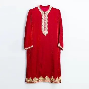 Индийская Курта для мужчин, Курти, Непальские пакистанские национальные костюмы, Одежда для Южной Азии, Индийское платье, Традиционная одежда Изображение