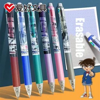 AIHAO GP2221 Стираемая гелевая ручка Conan Kawaii, Школьные Канцелярские принадлежности, Подарок, Синие чернила 0,5 мм Изображение