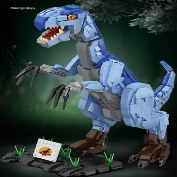 Строительный блок Forange, Древний Серповидный Дракон, Детские пазлы, игрушка-динозавр, строительные игрушки для мальчиков Изображение