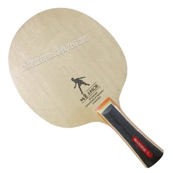 Лезвие для настольного тенниса SANWEI M8 (5 слоев дерева, свободный круглый пакет и кромкооблицовочная лента) Ракетка SANWEI для пинг-понга Изображение