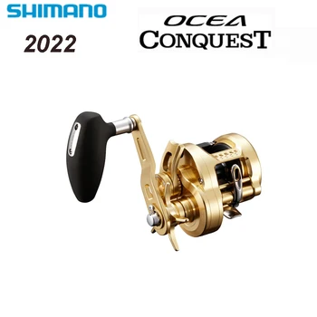 2022 НОВЫЕ Оригинальные Спиннинговые Катушки SHIMANO OCEA CONQUEST 300HG 301HG для ловли на живца с левой Стороны, 9 +2 Подшипниковых Рыболовных Колеса, Сделано в Японии Изображение