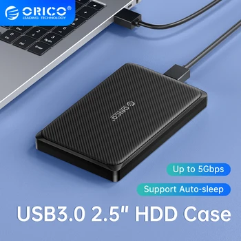 ORICO Mrico-B 2,5-дюймовый корпус для жесткого диска SATA к USB3.0 5 Гбит/с и 6 Гбит/с Внешний корпус жесткого диска для ПК PS5 Изображение