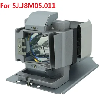 Высококачественная лампа проектора 5J.J8M05.011 с корпусом для BENQ MW853UST + MX852UST + MX853UST Лампа проектора 5J.J8M05.001 Заменить Изображение