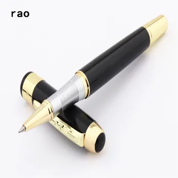 JINHAO 250 Черного цвета, Деловая офисная ручка-роллер со Средним пером, Новая Изображение